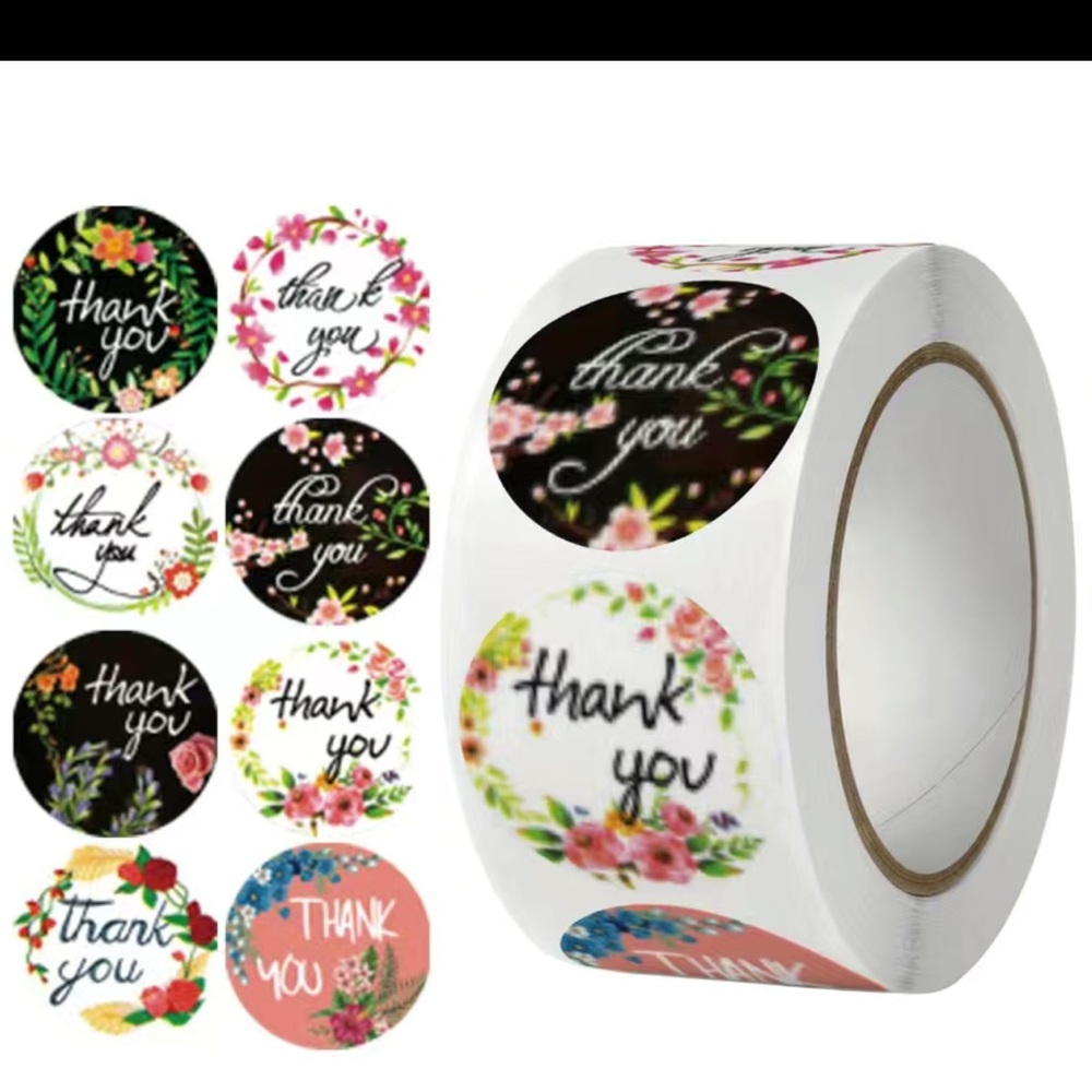 500pcs/roll Round Labels Sticker Paper: Perfect for Thank You Stickers